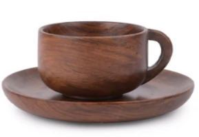 Wooden Coffee Cup